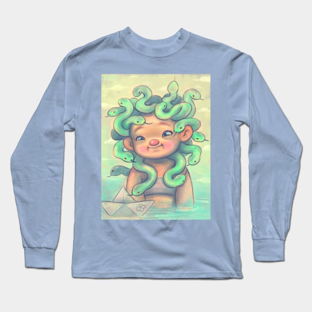 Gorgon Long Sleeve T-Shirt by selvagemqt